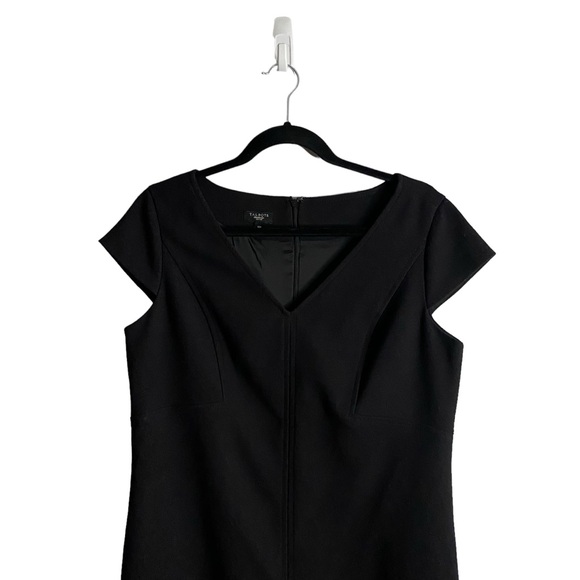 Talbots Petites Women's Black Short Sleeve Evening Dress - Picture 2 of 7